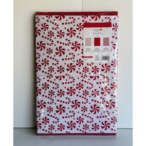 Celebrate It Christmas Gift Boxes Peppermint Candy Cane 6 Pc Elegant New Sealed